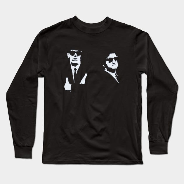 Blues Brothers Long Sleeve T-Shirt by Bigfinz
